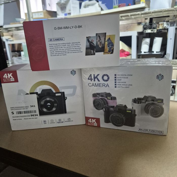 4КЦифров фотоапарат NBD, 48 MP, 3,0 инча IPS, 32 GB SD карта, 2 батери