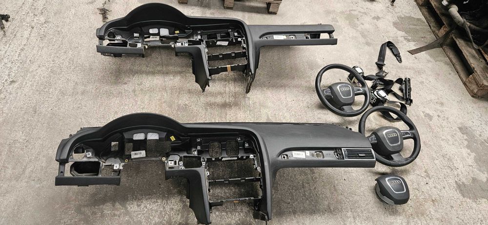 Kit airbag Audi A6 C6 4F plansa cu airbag + centuri + airbag volan