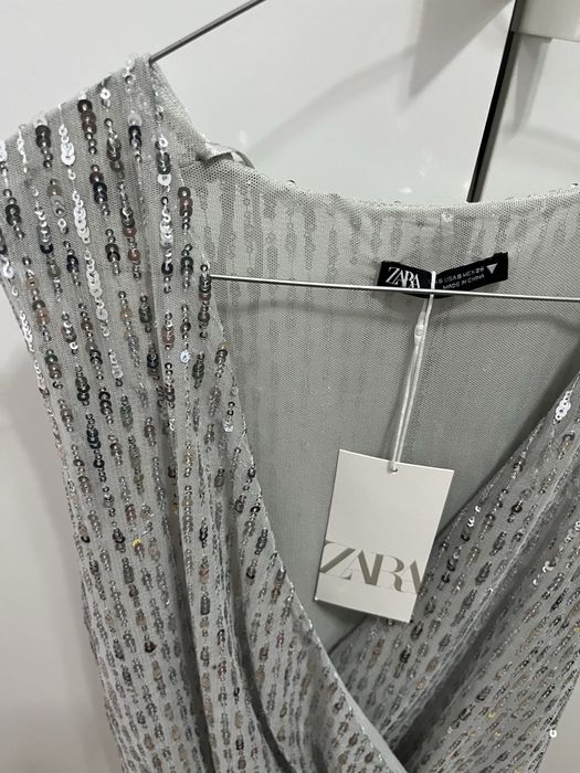 Боди с пайети Zara, размер S