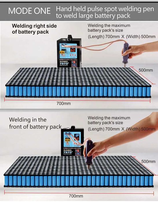 Sunkko 737G+ Aparat profi sudura puncte acumulatori Li-Ion