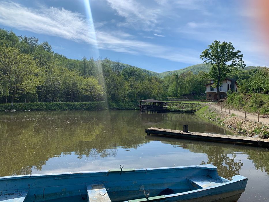 Executam lucrari de sapatura si amenajare lacuri si helesteie