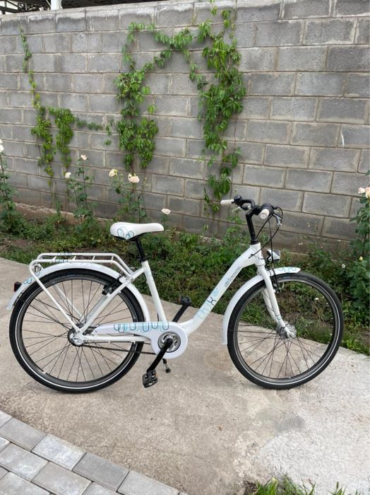 Велосипед белый для подростка