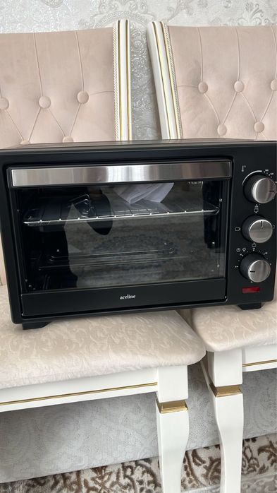 Мини-печь Aceline черный новый