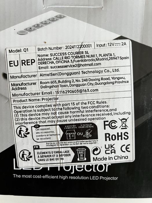 Проектор LED Projector