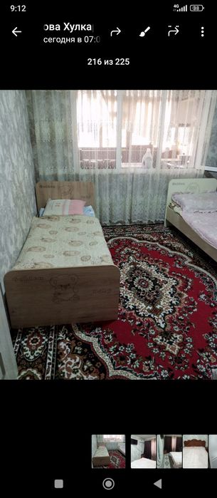 Сартепо 2 хона 4 этаж 200$ квартира ижарага берилади