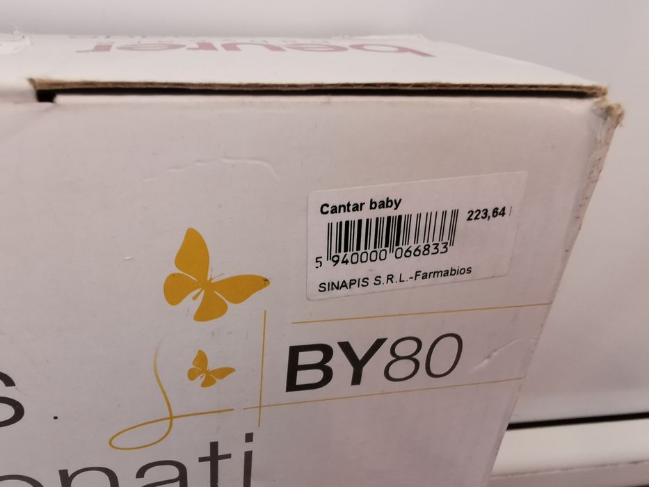 Cantar electronic de bebelusi BEURER BY80, 20kg, ca nou!