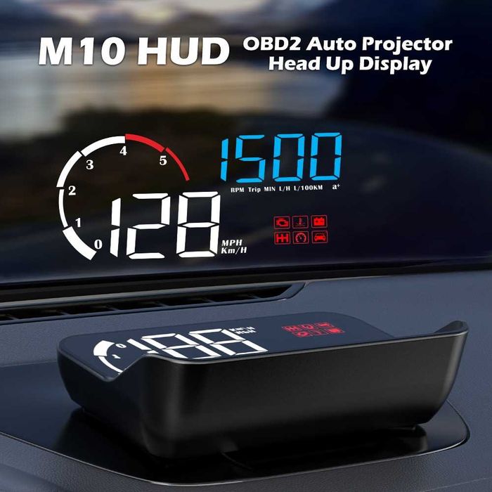 Бортовой компьютер на автомобиль - HUD - M10 модель
