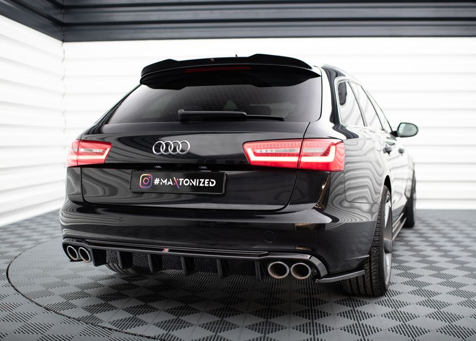 Дифузьор за задна броня Maxton design за Audi A6 C7 (2011-2014)