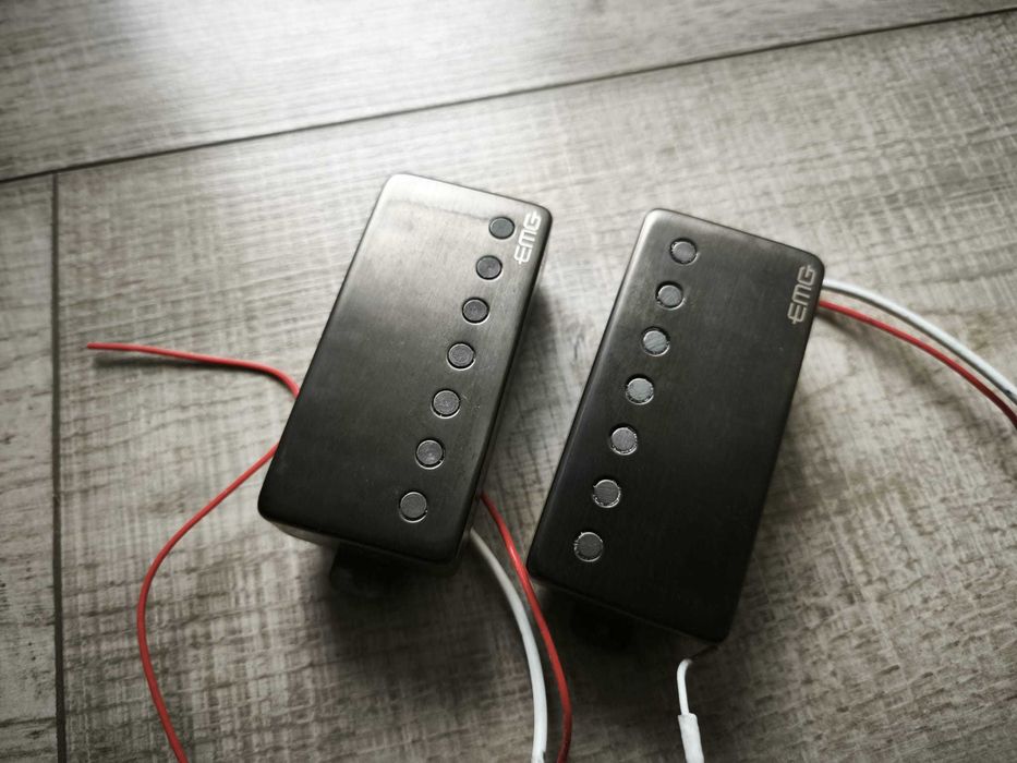 Set doze active chitara electrica 7 corzi EMG 57-7 și EMG 66-7 USA