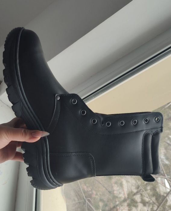 Новые берцы натуральная кожа