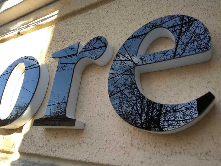 Изготовление объемных букв