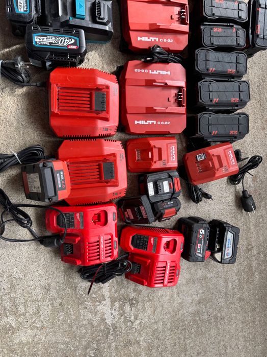 Hilti ,makita ,Milwaukee,baterii,încărcătoare