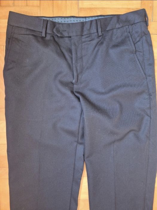 Pantaloni grosi lâna Angelico, City Time, Made in Italy, Bărbați - 48