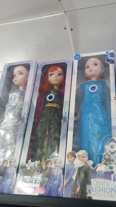 Кукла Барби принцесса Эльза Kukla Barbi Qoʻgʻirchoq Oʻyinchoq 80 sm