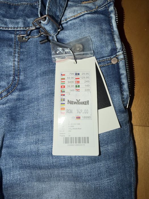 salopeta denim noua