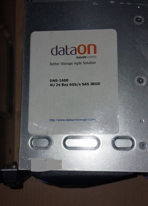 JBOD Enterprise 4U 24 LFF SAS/SATA 6Gb/s DataON + Rail Kit