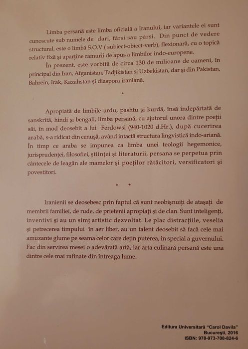 Verbele neregulate în limba persană