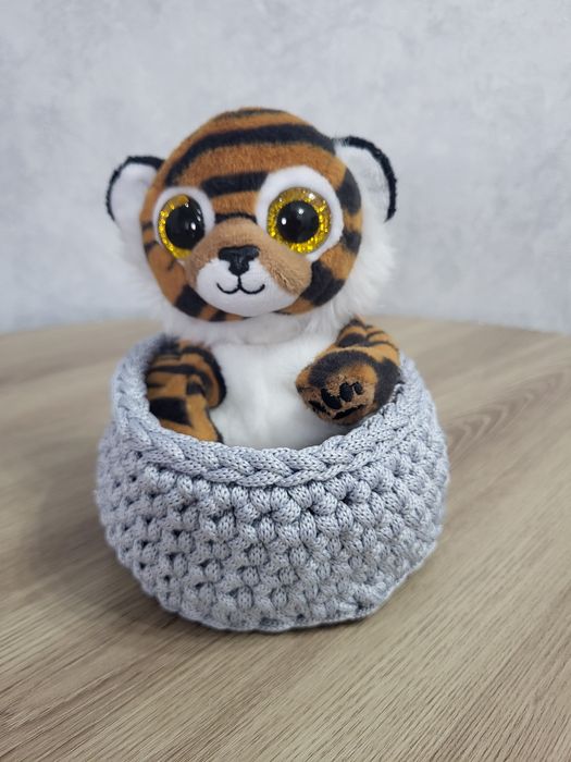 Вязаные корзинки