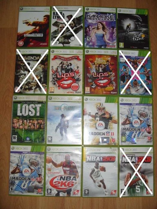 Игри за Xbox 360 Част 2 - 15лв за брой
