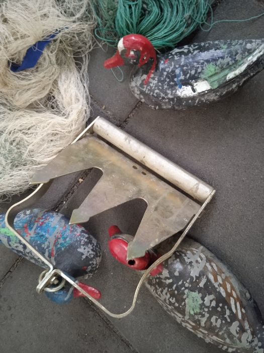 Якорь СССР, сети , крючьки , поплавки , утки