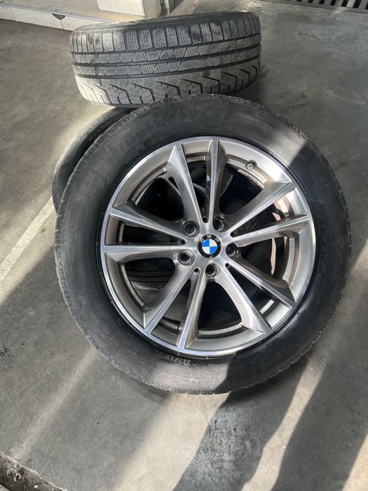 Jante BMW style 631 5x112 cu cauciucuri de iarna Pirelli 225/55/R17