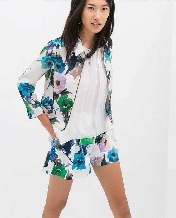 Костюм пиджак и шорты ZARA. Испания