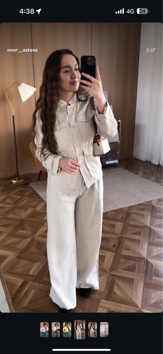Льняная двойка женская