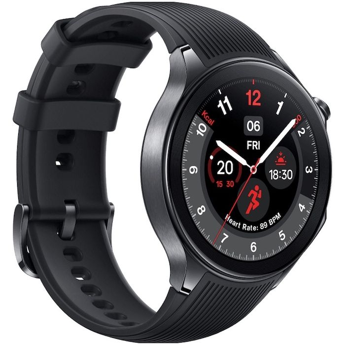 Ceas Smartwatch OnePlus Watch 2, Black Steel