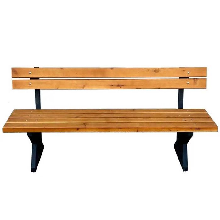 Градинска Пейка - Дърво и Метал, Дължина 180/200см