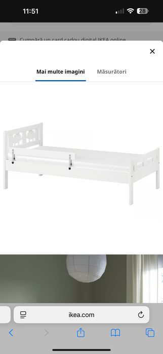 Pat Ikea copii + saltea