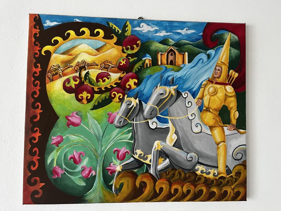 Картина акрилом