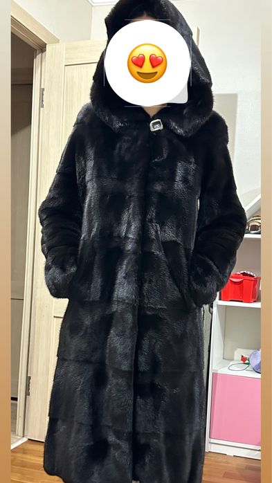 Шуба норковая black lama