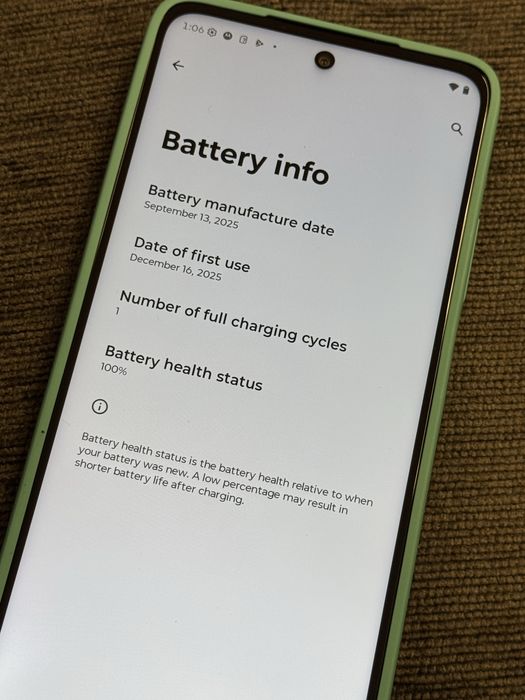 ЧИСТО НОВ 256GB Motorola g57 POWER Гаранция Technopolis 2027 Cyan