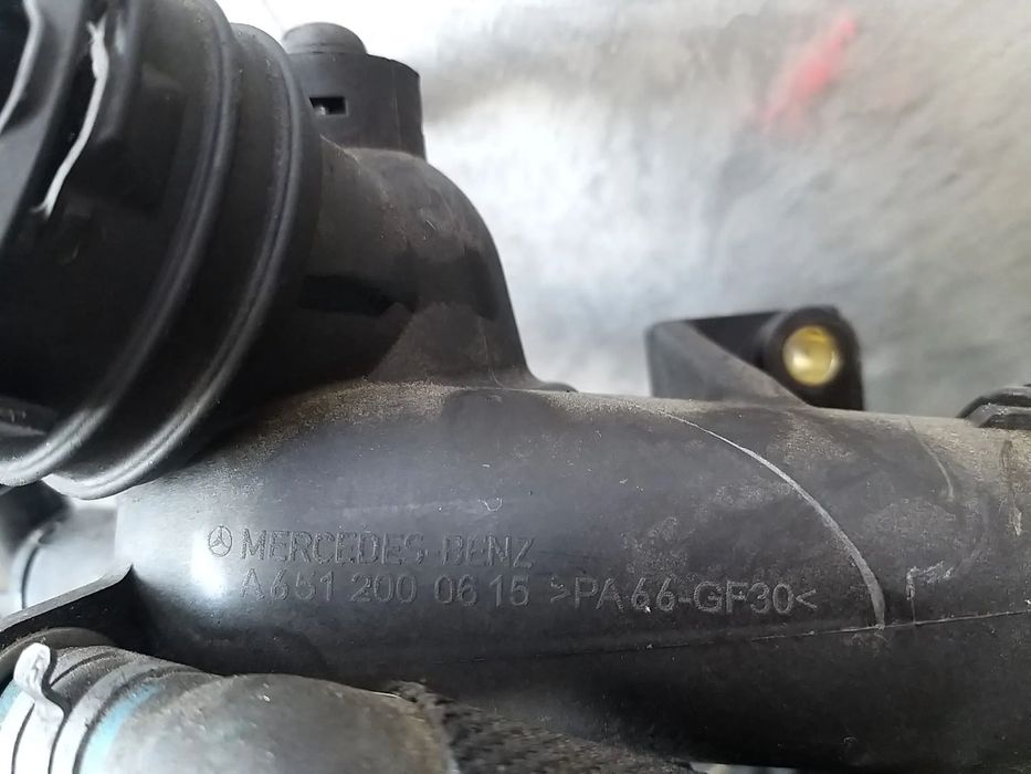 Carcasa termostat conducta furtunuri apa 2.2 cdi mercedes c class w204 a6512031682 a6512031382 a6512000615