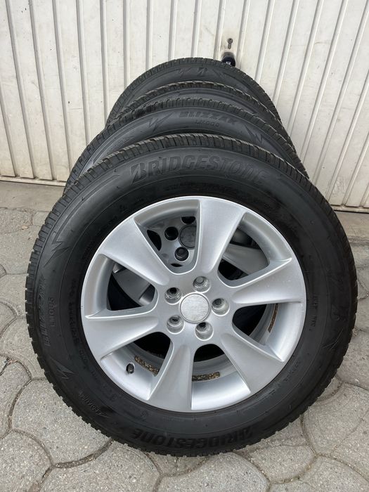 Jante aliaj 5x100mm, anvelope 215/65 R16 Subaru Forester Outback