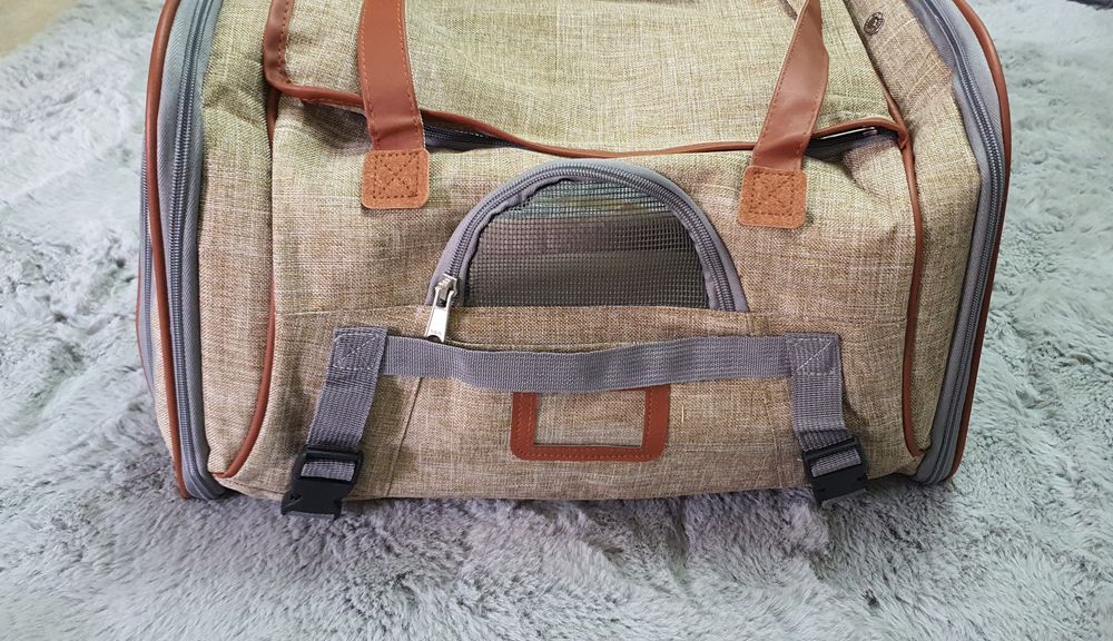 Geanta pentru animale de companie,de mana,respirabila