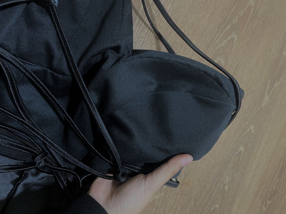 Бална сатенена рокля