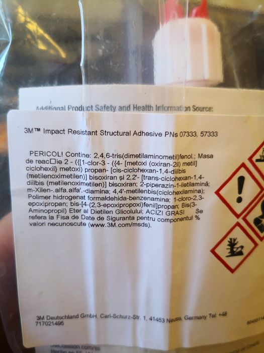 Adeziv Bicomponent 3M Impact Resistant Structural Adhesive, 200ml prof