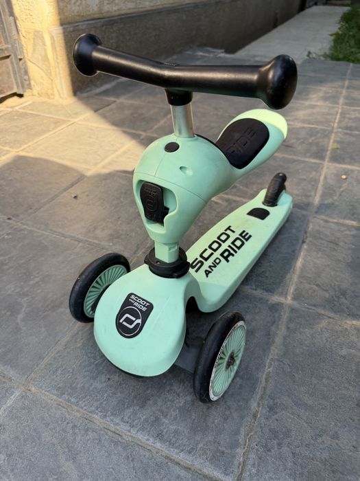 Scoot and ride cu casca