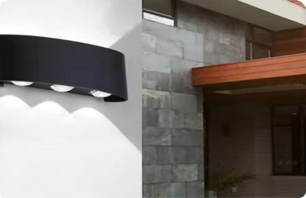 LED фасадна стенна алуминиева лампа