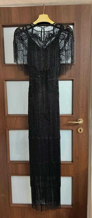 Rochie lunga din margele, lunga si eleganta (marimea 34-36)