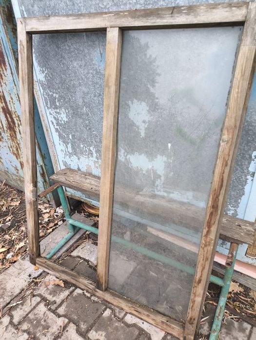 Окна деревянные, б/у