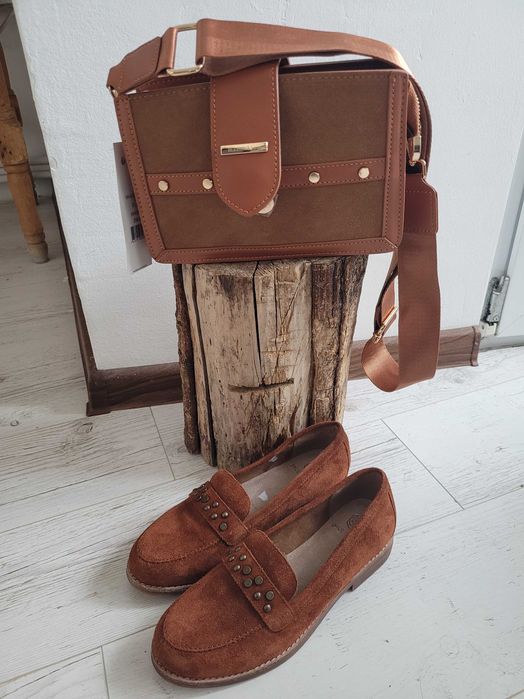 Geanta (poseta) tip crossbody, brand Manoukian, din piele naturala