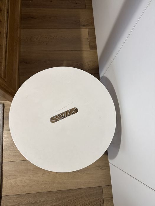 KVISTBRO Masă depozitare, alb, 44 cm