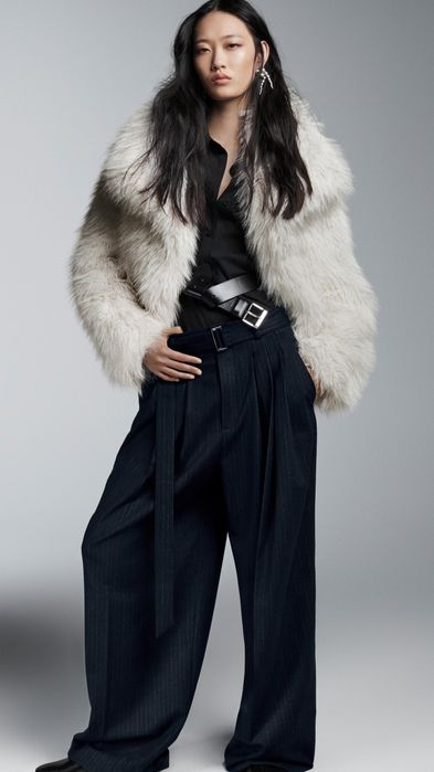 Модерни палта с косъм Zara