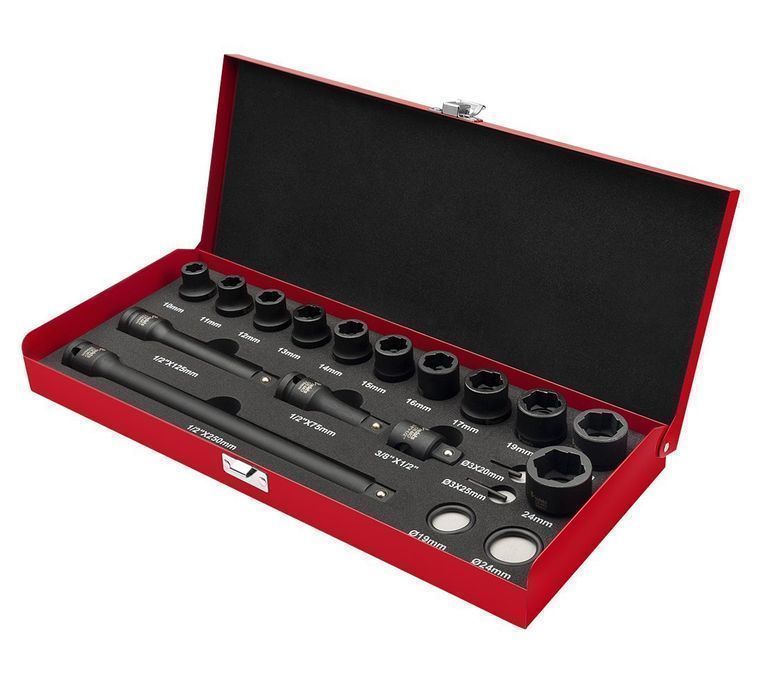 Set extras suruburi prezoane uzate 1/2 19 piese