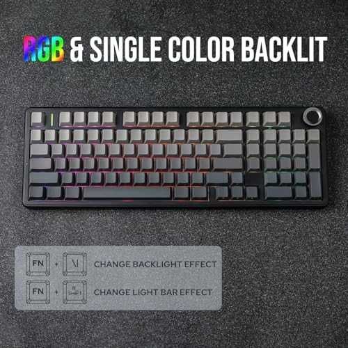 EPOMAKER x AULA F99 PRO безжична RGB клавиатура