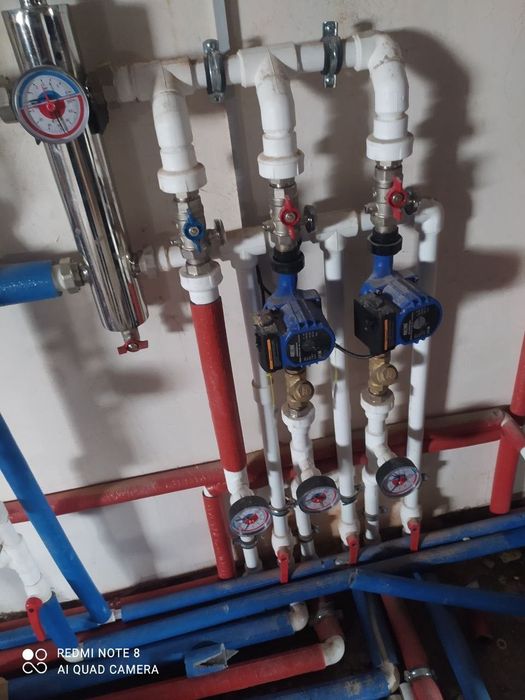 Газосварка сантехника отопительная система железная труба пластиковые