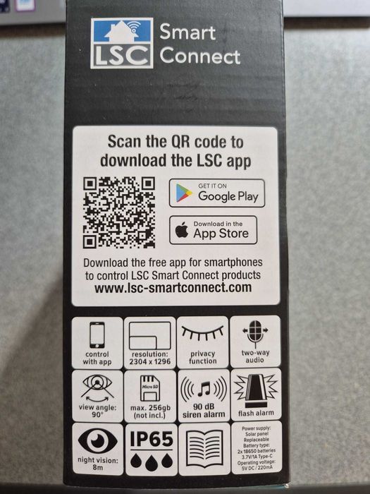 Camera supraveghere solara LSC, wifi, IP65, complet autonoma