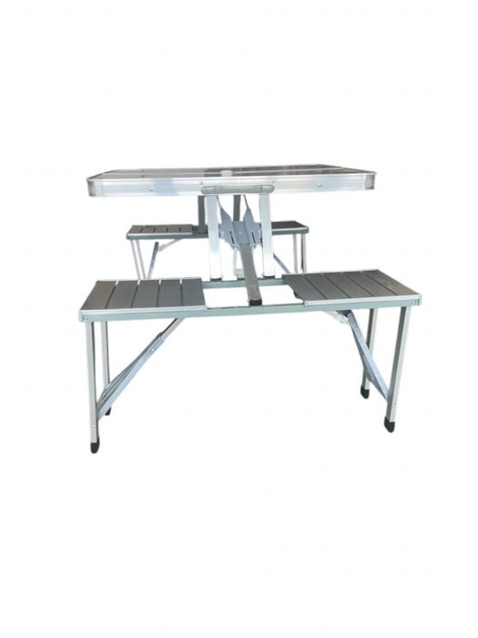 Комплект сгъваема маса с вградени 4 стола!